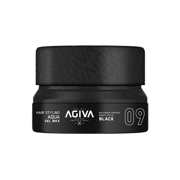 Agiva Hai Styling Aqua Gel Wax Black 09 (155ml)