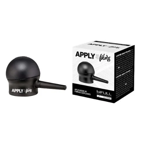 Aplicador de fibras capilares Bifull color negro