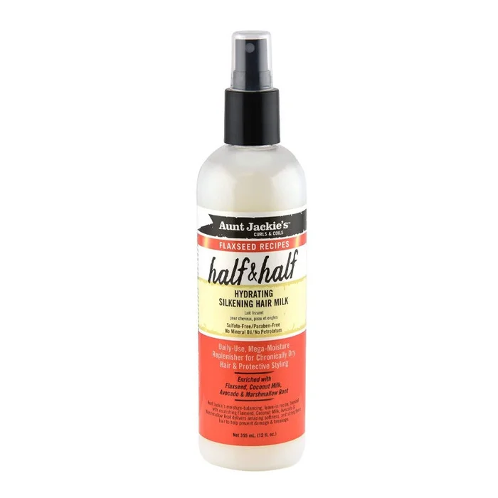 Aunt Jackie's Flaxseed Recipes Half & Half Hydrating Silkening Hair Milk (355ml)
