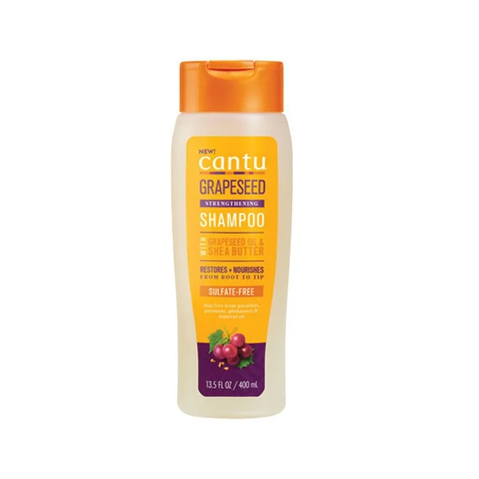 Cantu Grapeseed Strengthening Shampoo Sulfate Free (400ml)