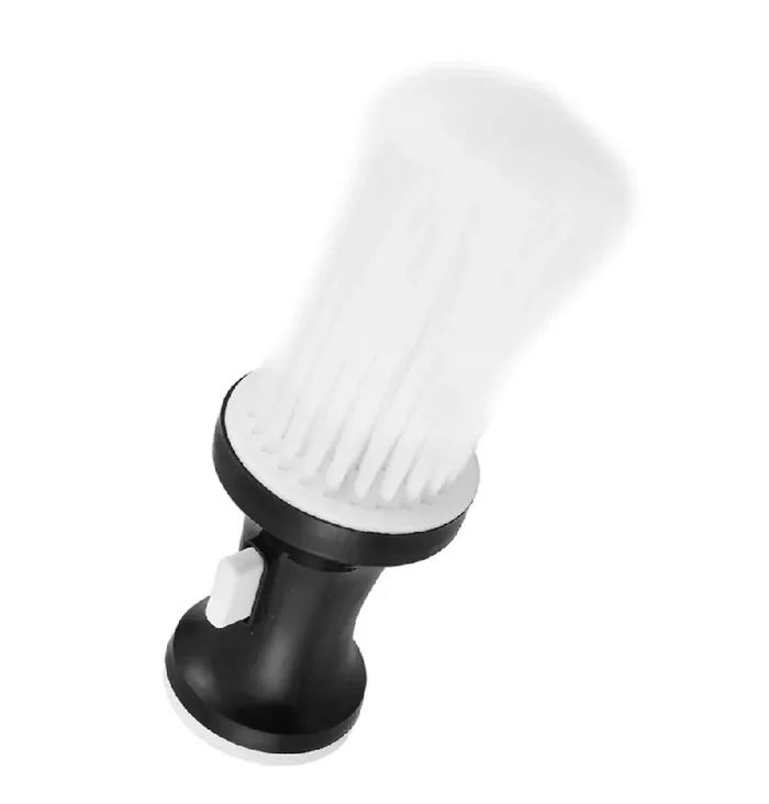 Cepillo profesional barbero para polvos de talco negro – sesioMWorld