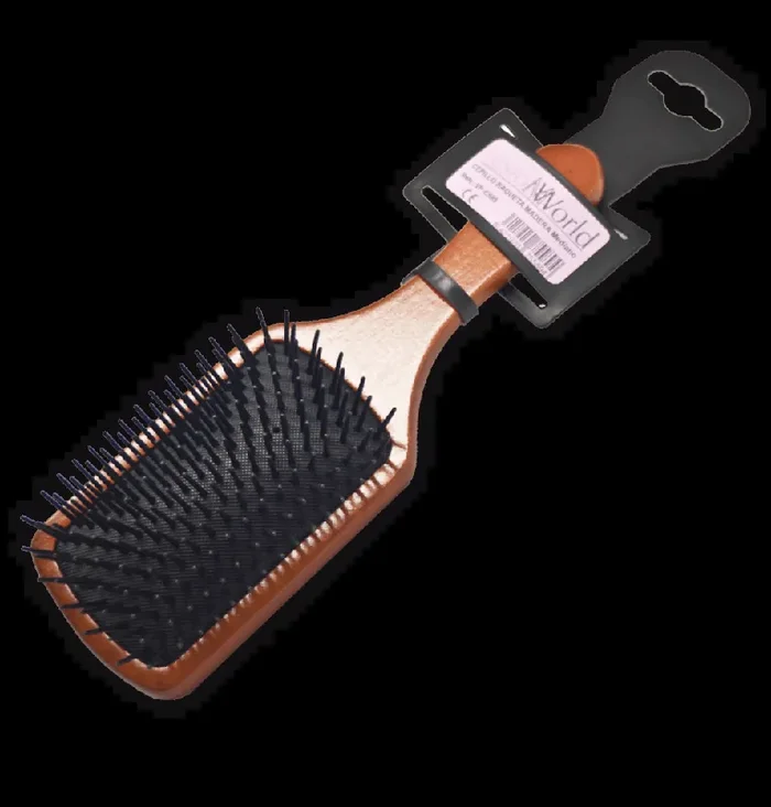 Cepillo raqueta de madera rectangular tam. mediano – sesioMWorld