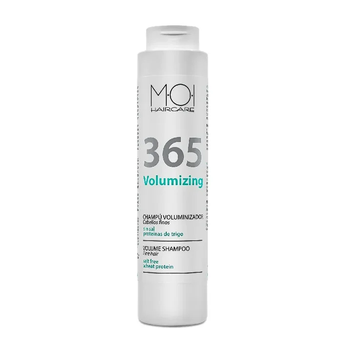 CHAMPÚ 365 Volumizing POTENCIADOR DE VOLUMEN SIN SAL CON PROTEÍNAS DE TRIGO 400 ML MOI HAIRCARE – sesioMWorld