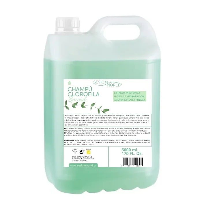 Champú Clorofila Limpieza Profunda Garrafa 5 Litros SESIOMWORLD – sesioMWorld