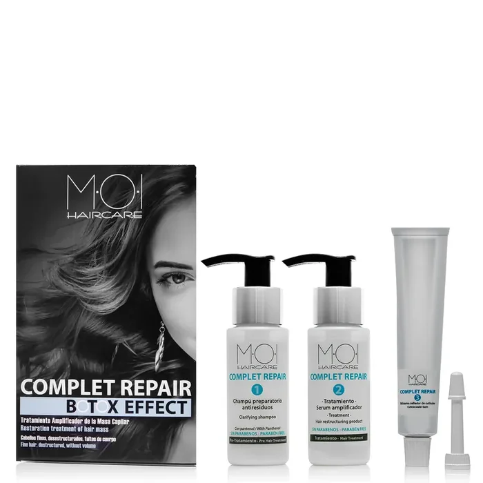 COMPLET REPAIR Tratamiento capilar efecto Botox kit 2 usos sin Parabenos – sesioMWorld
