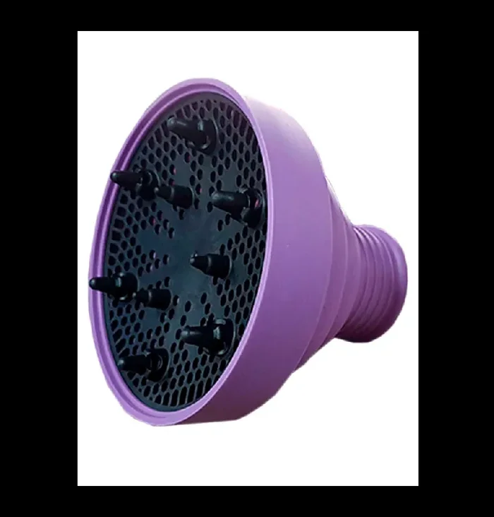 Difusor universal plegable profesional de silicona morado – sesioMWorld