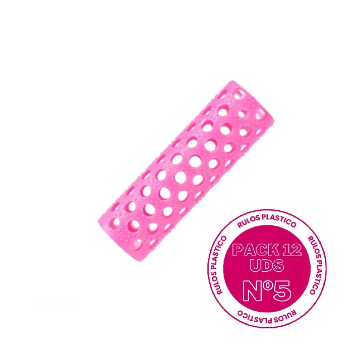 DOCENA RULOS PLÁSTICO PELUQUERÍA Nº5 – sesioMWorld