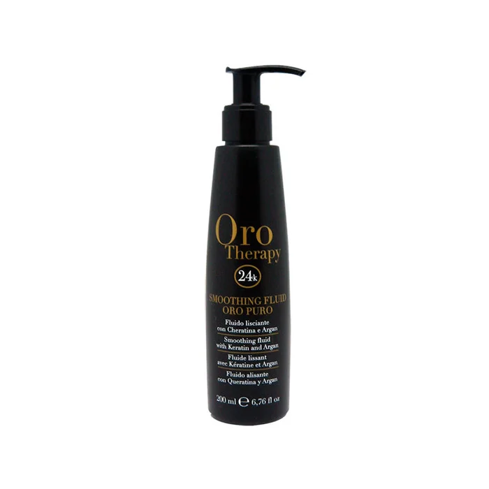 Fanola Oro Therapy 24K Fluido Alisante con Queratina y Argan (200ml)