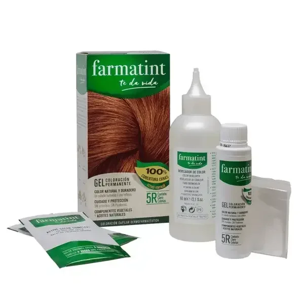 Farmatint 5r 130 Ml Castaño Claro Cobrizo