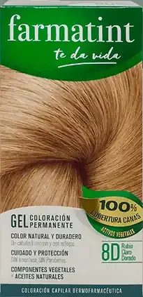 Farmatint 8d 130 Ml Rubio Claro Dorado