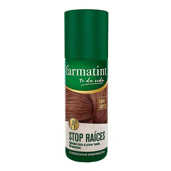 Farmatint Stop Raices Spray 75 Ml Rubio Cobrizo