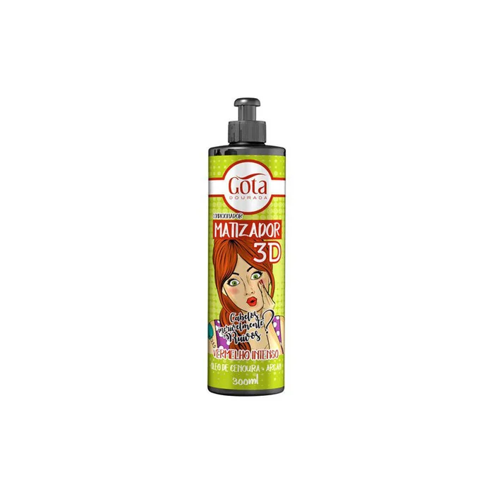Gota Dourada Matizador 3D Vermelho Intenso (300ml)