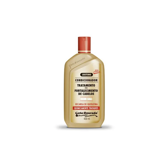 Gota Dourada Recarga de Queratina Acondicionador Sin Sal (430ml)