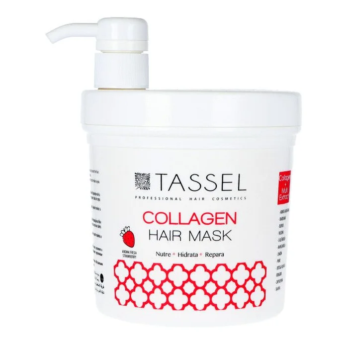 Mascarilla capilar Tassel Fresa colágeno 1000 ml