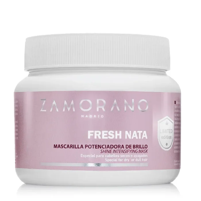 Mascarilla potenciadora de brillo FRESH NATA cabellos secos 500ml ZAMORANO – sesioMWorld