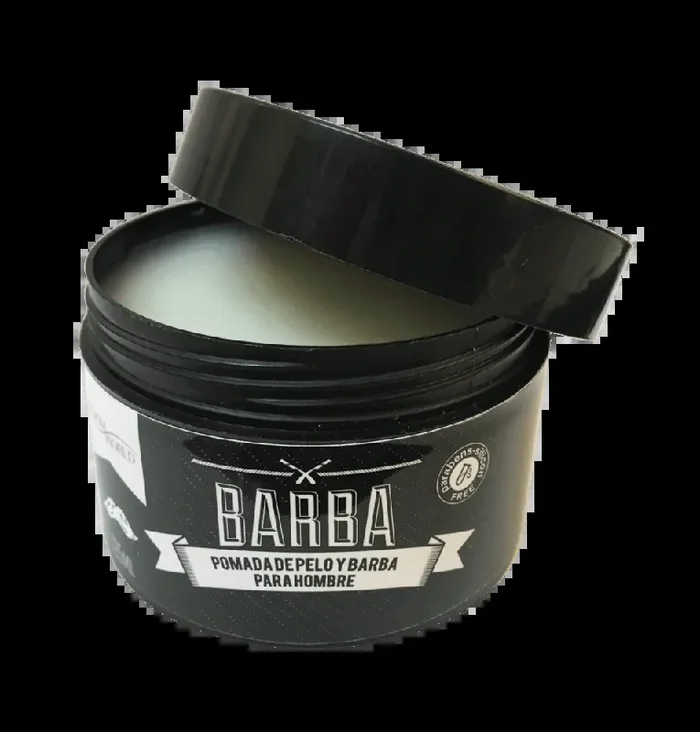 Pomada de pelo y barba para hombre SIN PARABENOS NI SILICONAS 125ml. – sesioMWorld