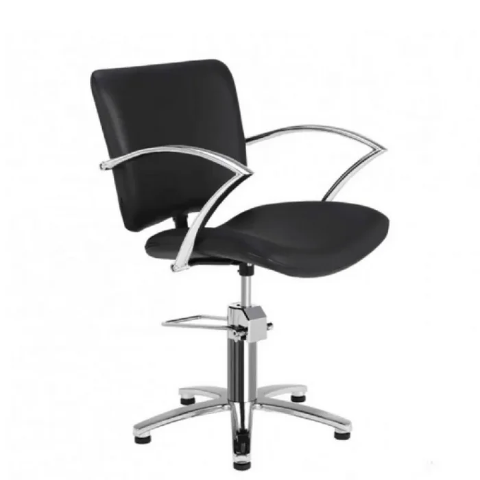Silla hidráulica de Peluquería con reposabrazos N3 – sesioMWorld