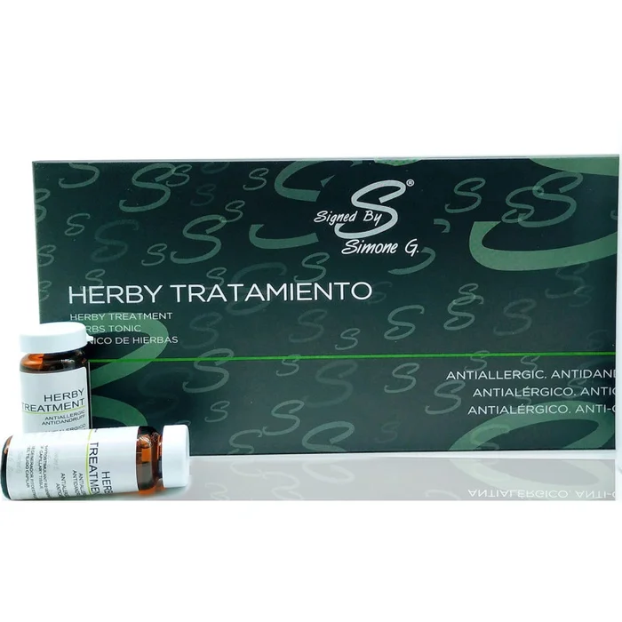 Simone G. 25 Anti-Caspa Herby Tratamiento en Ampollas (10x15ml)