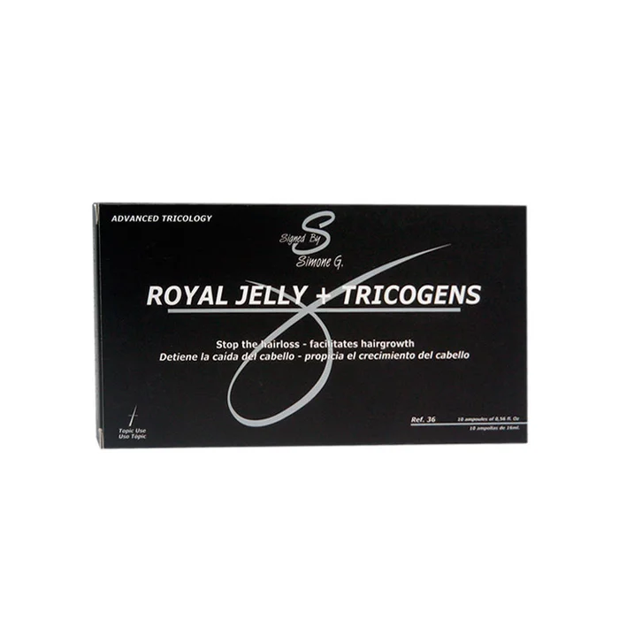 Simone G. 36 Anti-Caída Jalea Real + Tricógenos (10x16ml)