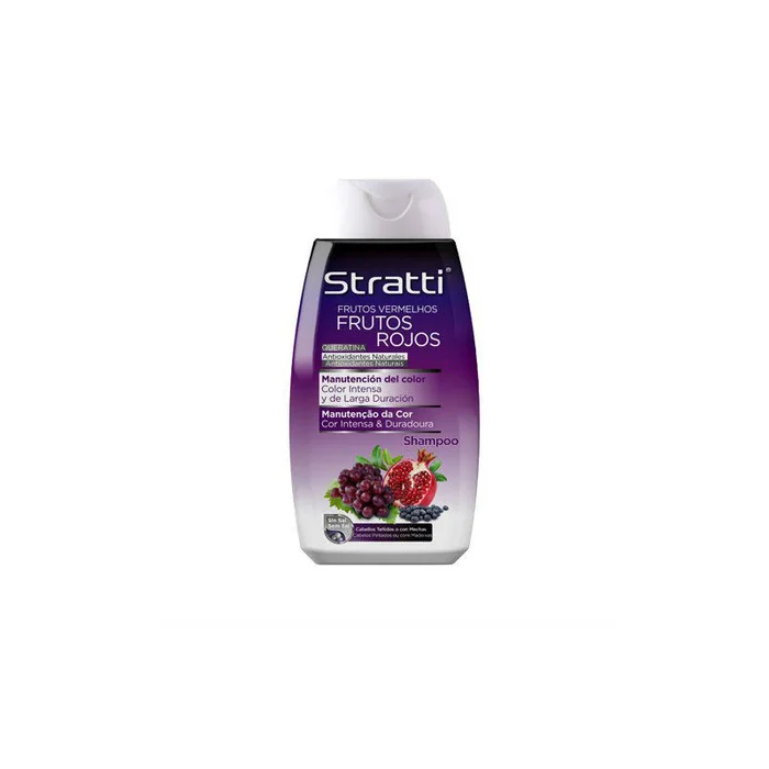 Stratti Frutos Rojos & Keratina Champú (400ml)