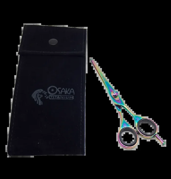 Tijera profesional corte OSAKA titanio multicolor 5,5″ – sesioMWorld