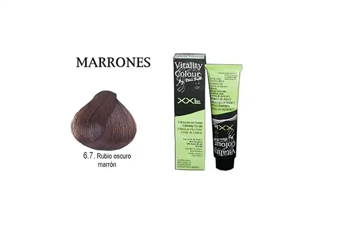 Tinte en crema VITALITY COLOUR XXL 100ml. TONO 6.7 – sesioMWorld