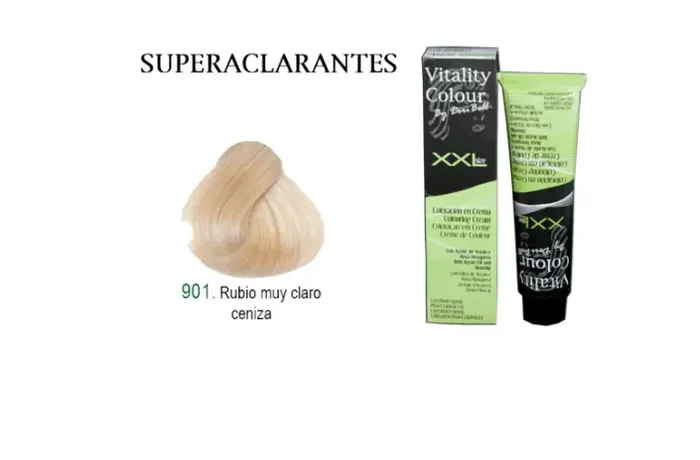 Tinte en crema VITALITY COLOUR XXL 100ml. TONO 901 – sesioMWorld