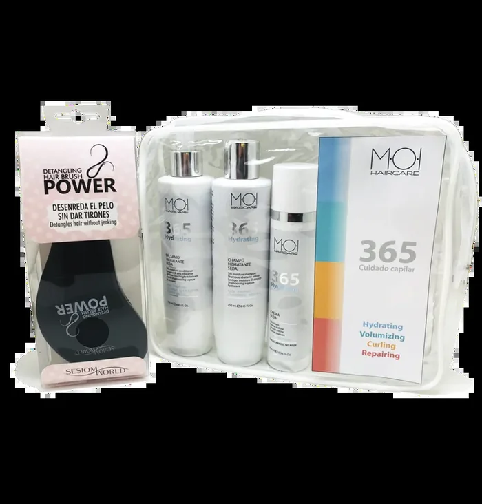 Tratamiento capilar completo 365 HYDRATING con neceser y cepillo de regalo – sesioMWorld
