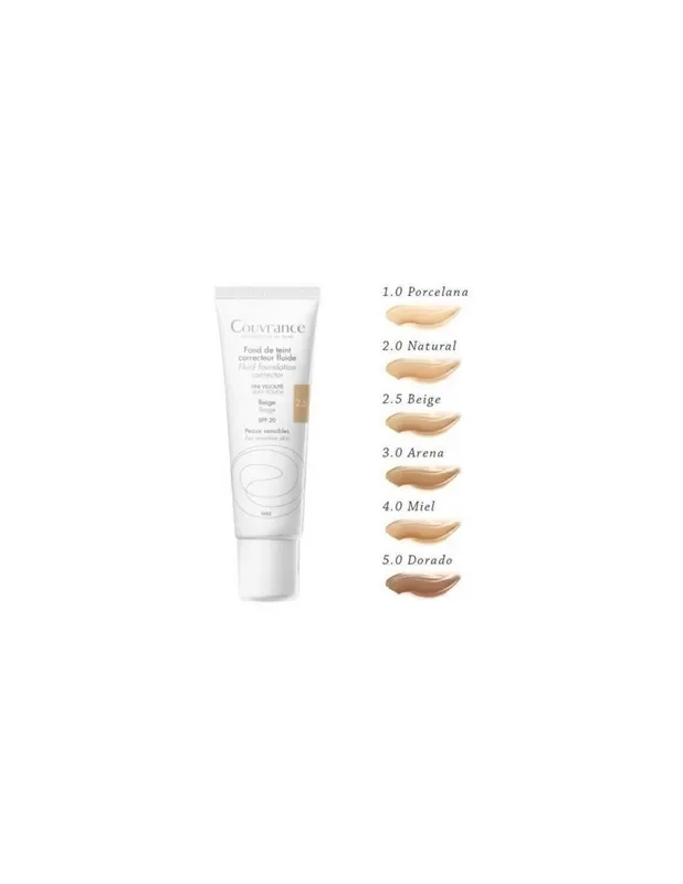 Avene Couvrance Maquillaje Fluido 2,5 Beige 30ml