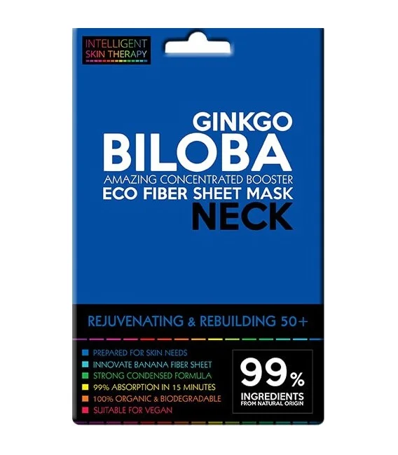 Beauty Face Ist Mascarilla Para Cuello De Fibras Eco Ginkgo Biloba