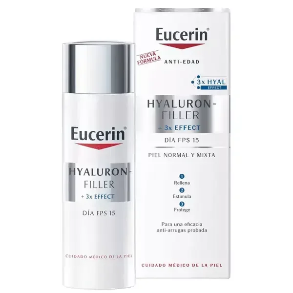 Eucerin Antiedad Hyaluron-filler Crema De Dia Para P Normal Y Mixta 50 Ml