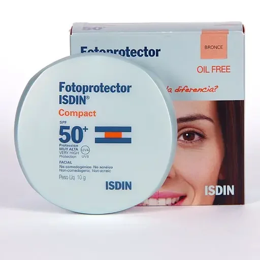 Isdin Fotoprotector Compact bronce 50+ OIL FREE – Farmacia Estrada