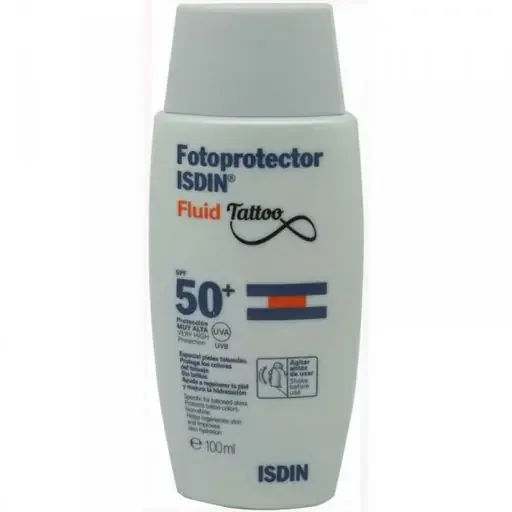 Isdin Fotoprotector Fluid Tattoo SPF 50+ 50ml – Farmacia Estrada