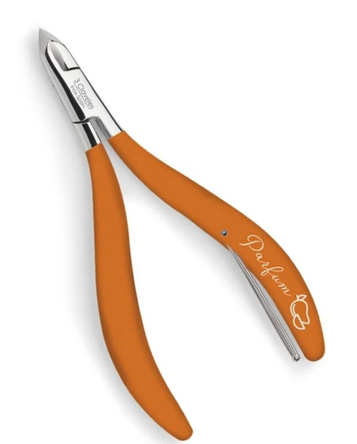 3 Claveles Parfum Alicates para Cutículas con Olor a Mango 10cm