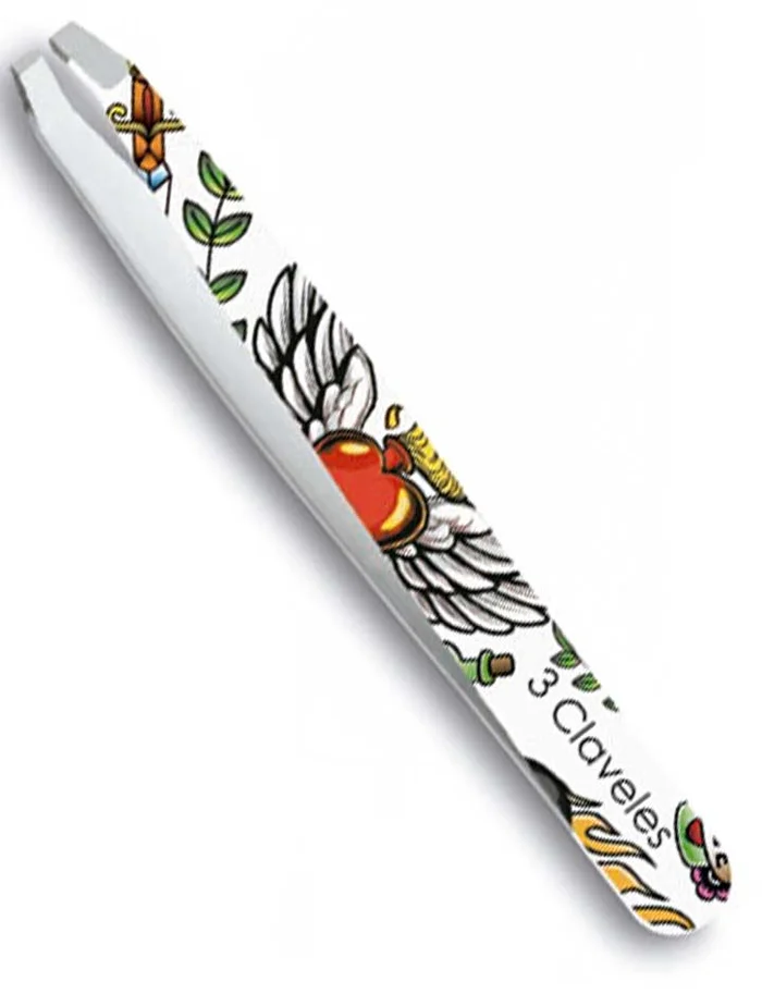 3 Claveles Pinza Depilar Cangrejo Tatoo 9.5cm