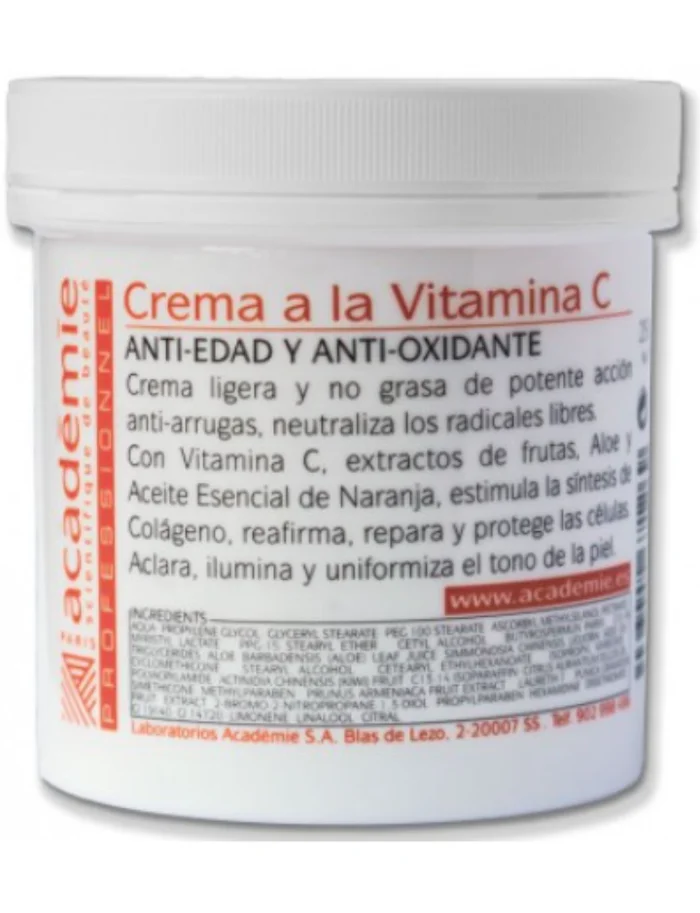 Academie Crema para Rostro con Vitamina C 250ml