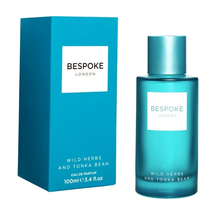 Agua de Perfume Bespoke Man Hierbas Silvestres y Frijol Tonka
