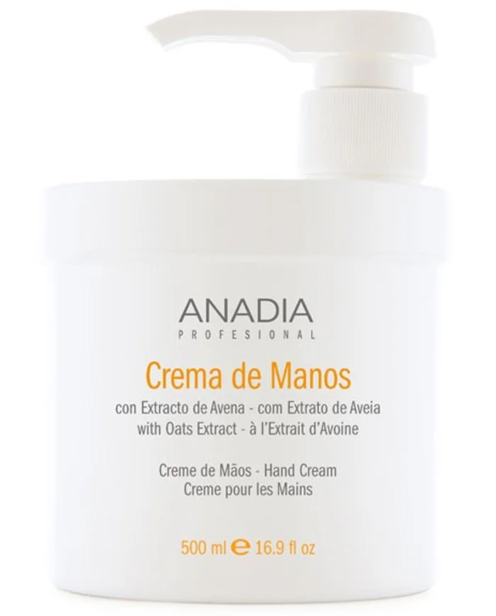Anadia Crema de Manos con Extracto de Avena 500ml