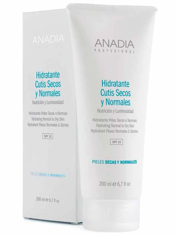 Anadia Hidratante Cutis Secos y Normales 200 ml.