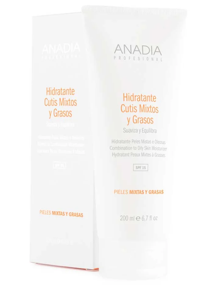 Anadia Hidratante Pieles Mixtas y Grasas 200ml. | SPF 15
