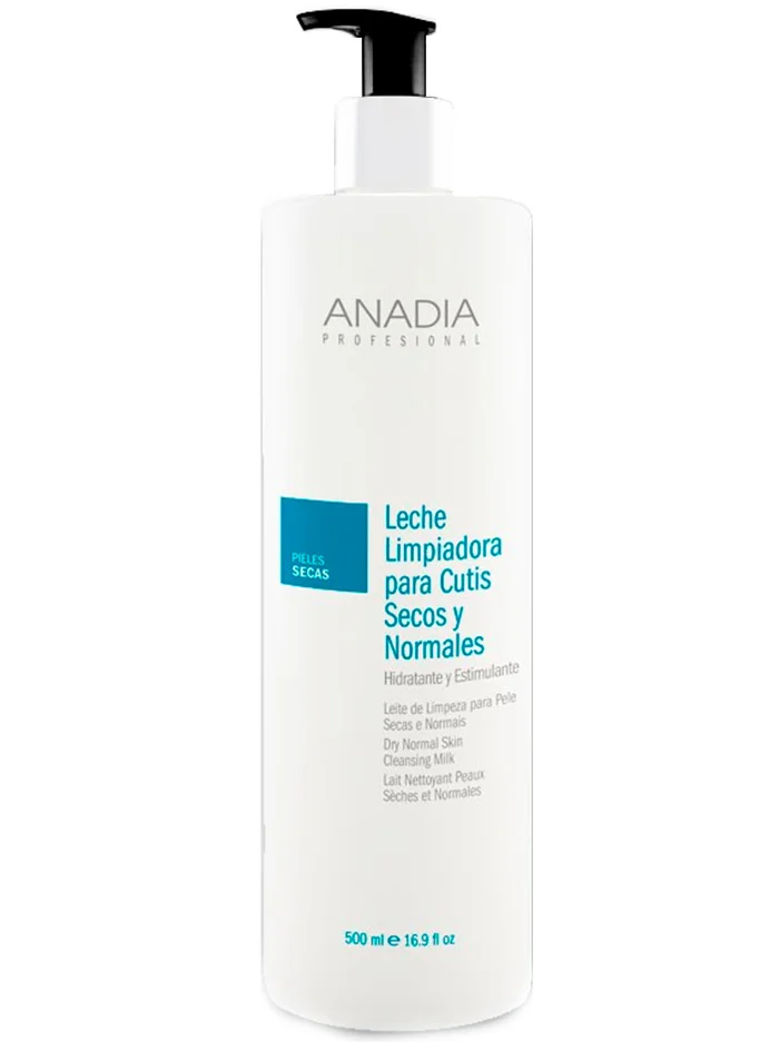 Anadia Leche Limpiadora para Cutis Secos y normales 500ml.