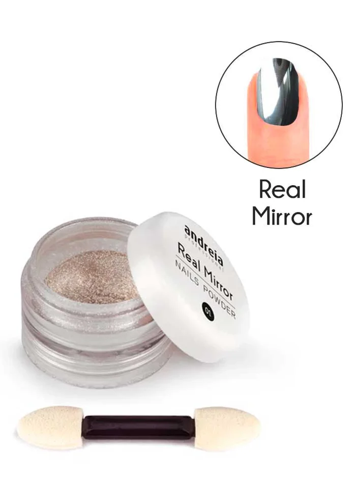 Andreia Nails Powder Real Miror | Polvo Efecto Espejo para Uñas 1gr
