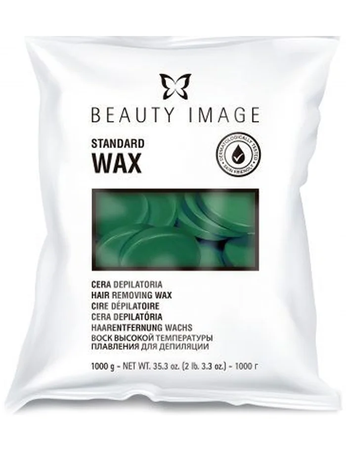 Beauty Image Cera En Pastilla Verde 1 kg