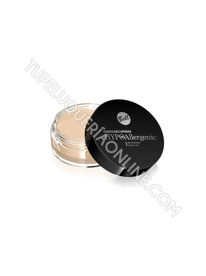 Bell Base de Maquillaje en Mousse Hipoalergénica BB Mousse 13gr. Nº01