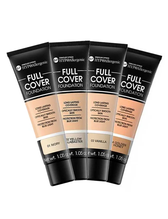 Bell Full Cover Foundation Base Maquillaje Hipoalergénica Cobertura Total 30ml