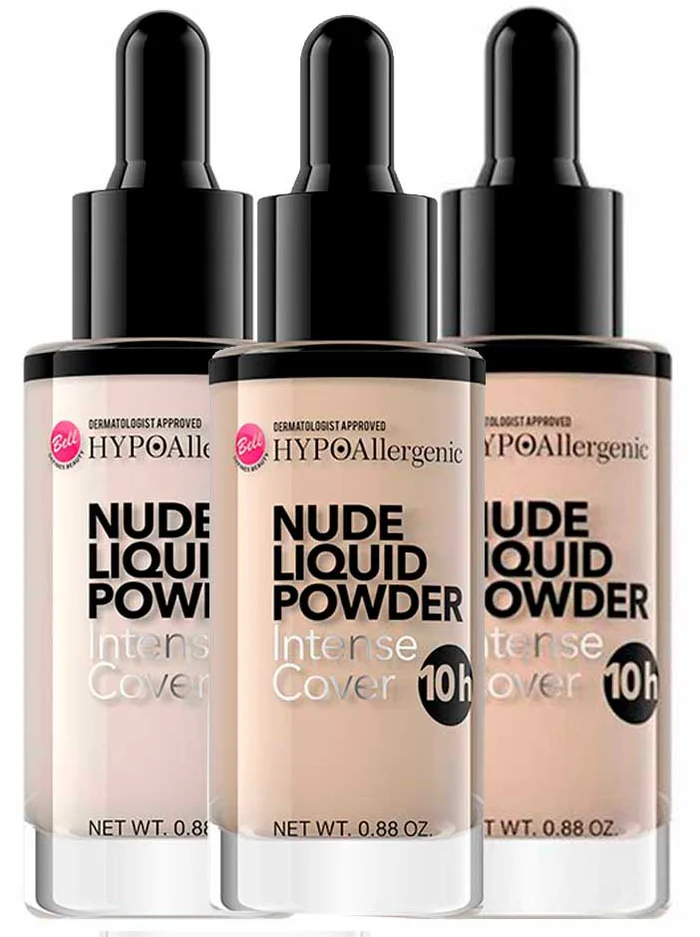 Bell Hypo Base Maquillaje Hipoalergénica Nude Liquid Powder 24g