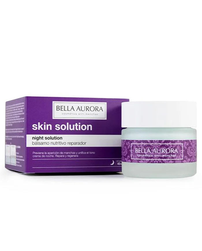 Bella Aurora Night Solution Bálsamo Nutritivo Reparador 50 ml.