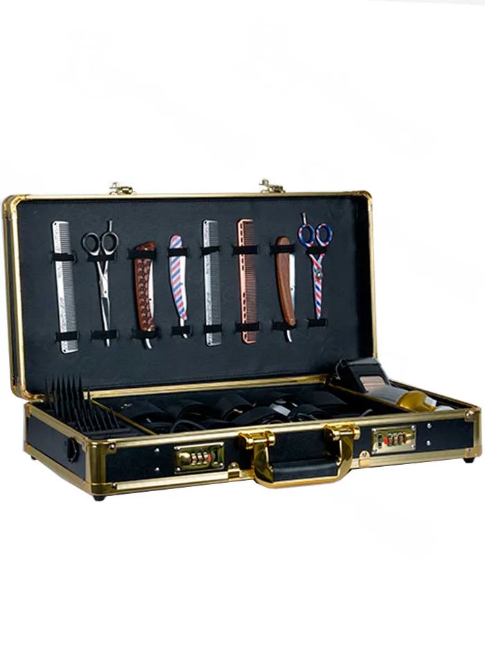 Bifull Barber Shop Maletin Gold Para Barbero