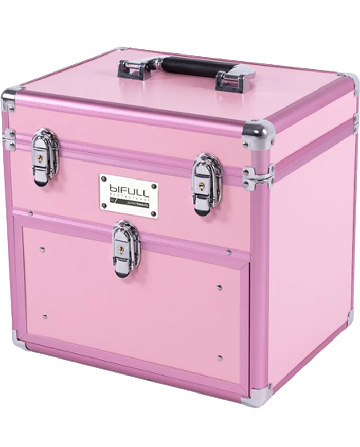 Bifull MPRO N-Polish Kit Maletín Profesional Para Manicura Rosa