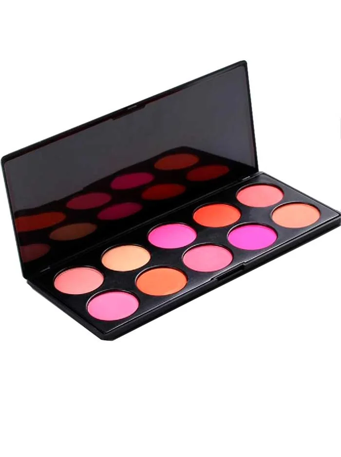 Blush Professional 10 Colour Blush Palette | Paleta de Colorete